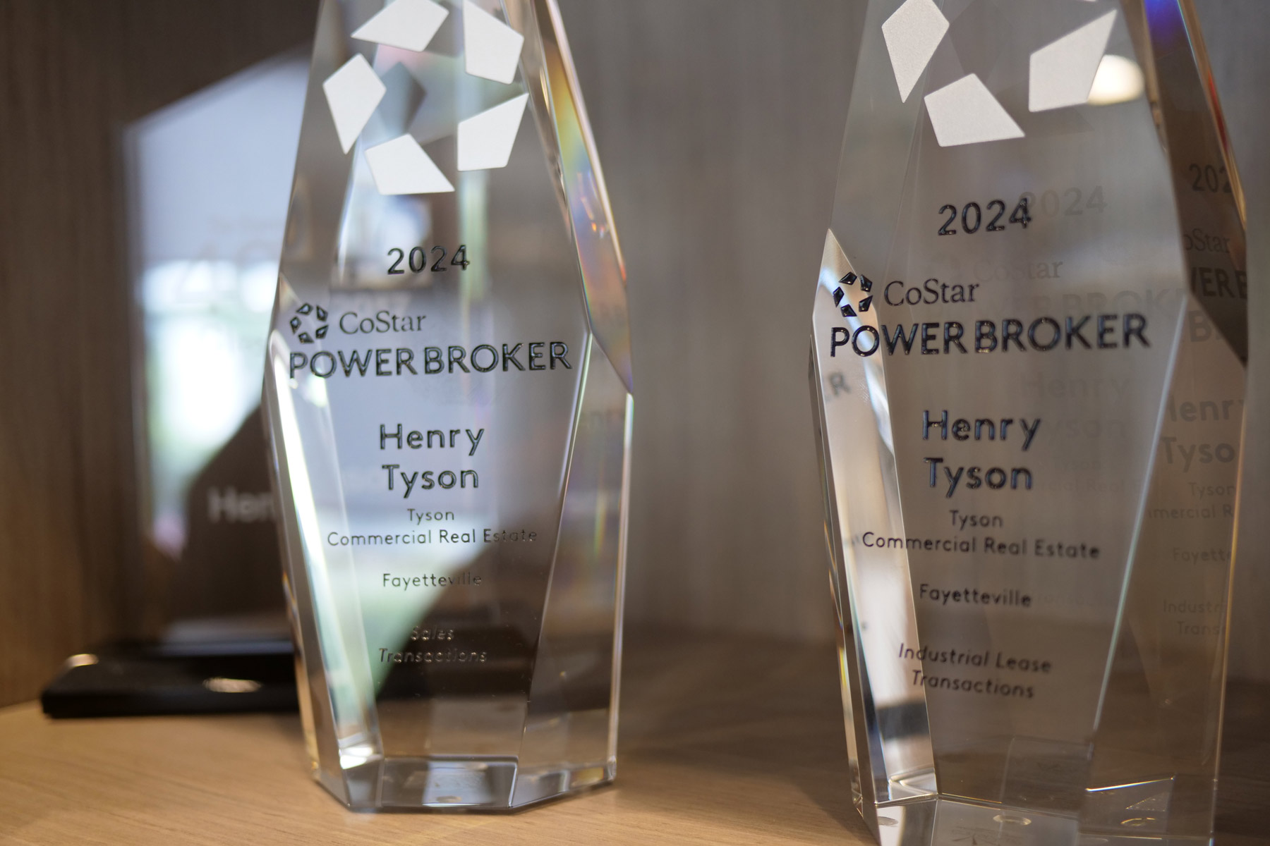 Henry Tyson Award-winning broker.